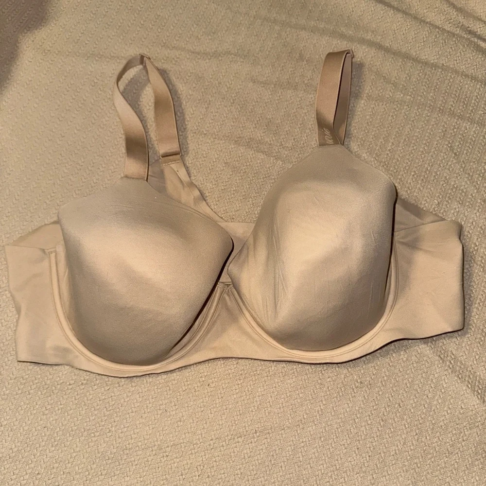 Aerie Smoothez Tan Full Coverage Bra